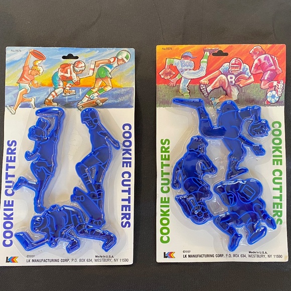 Vintage Sports Theme Cookie Cutters New in Box - Picture 1 of 5